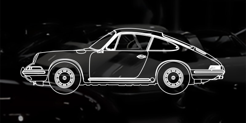 911 Hvide Profil Bilmodeller Til Porsche Sound